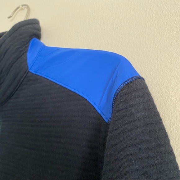 Michael Kors Brown Label Black & blue quarter zip - Picture 3 of 6